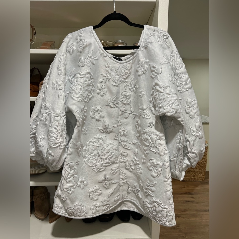 Arianne Elmy All White Good Luck Dress